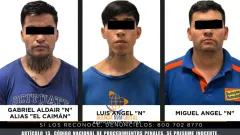 Caen tres integrantes de célula criminal en Chimalhuacán  
