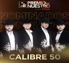 Calibre 50 comienza 2026 con doble nominación internacional
