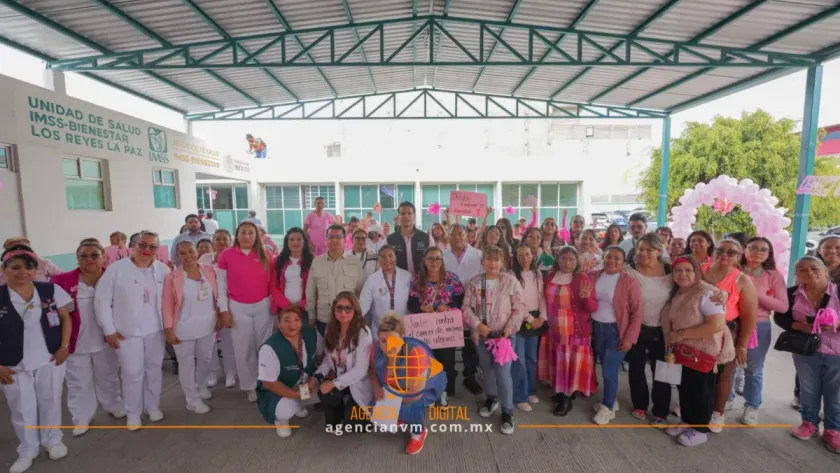 Impulsan prevención contra el cáncer con marcha en La Paz 