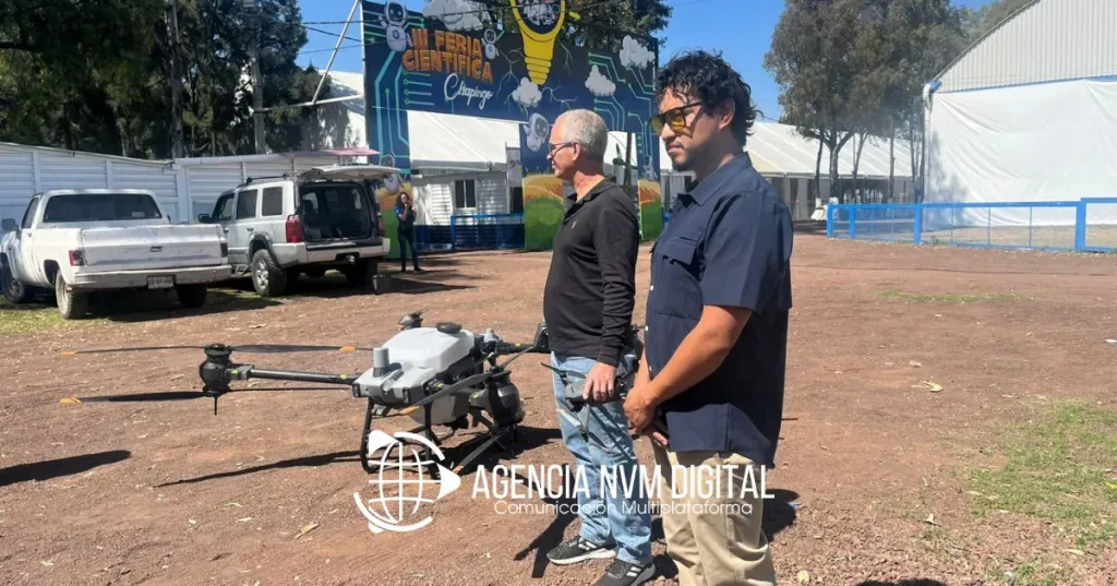 Capacita Universidad Autónoma Chapingo a estudiantes en manejo de drones.