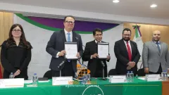 Firman alianza para profesionalizar personal del Tribunal Electoral 
