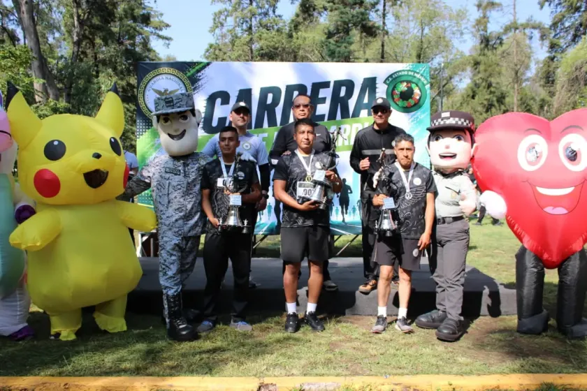 Promueven convivencia ciudadana durante carrera deportiva en Parque Naucalli