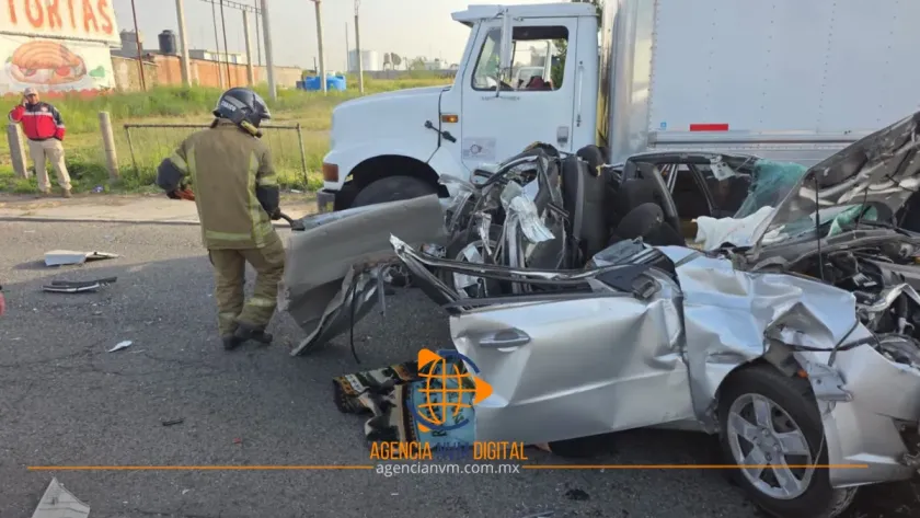 Atienden emergencia por accidente fatal con dirección a Chalco