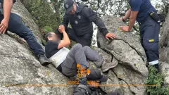 Logran rescate exitoso de excursionista en la Sierra de Guadalupe 