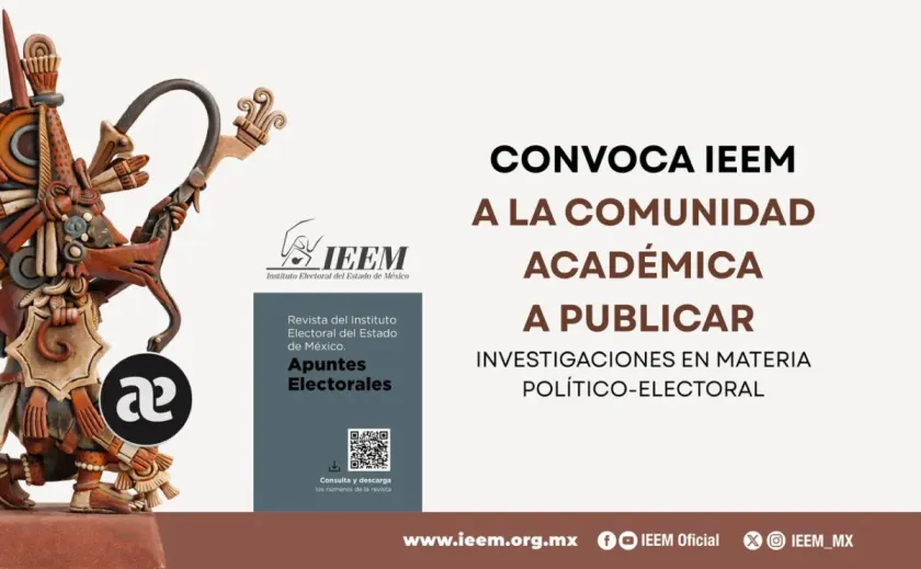 Invita Instituto Electoral a publicar investigaciones en Apuntes Electorales