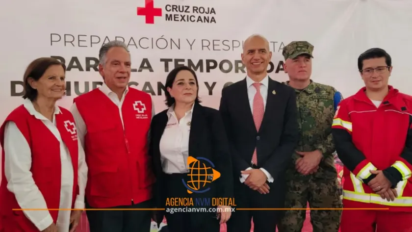 Unen fuerzas autoridades y Cruz Roja contra fenómenos naturales