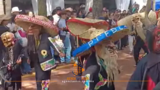 Presentan ancestral Danza de Tecuanes en la Universidad Chapingo