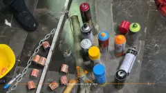 Decomisan objetos peligrosos tras disturbios en el Metro Tlatelolco