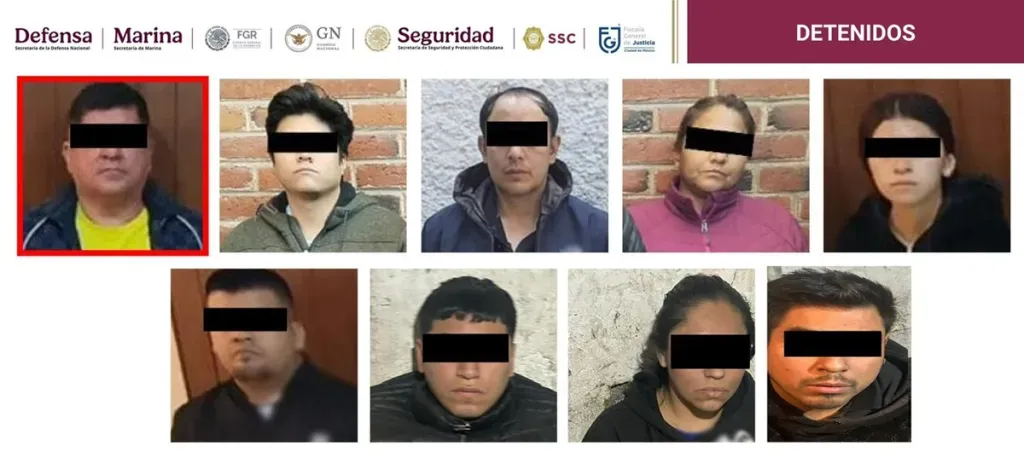 Desarticulan célula delictiva tras operativos en CDMX y Edomex
