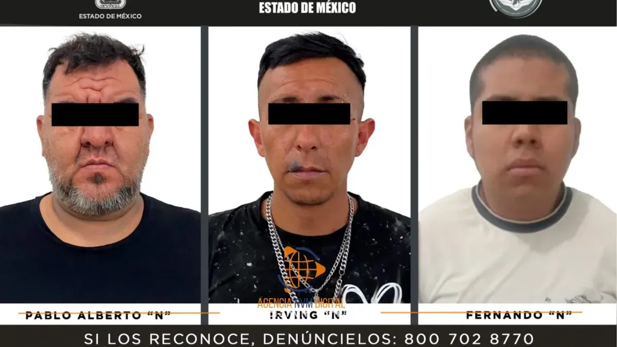 Detienen a tres investigados por homicidio en Ecatepec
