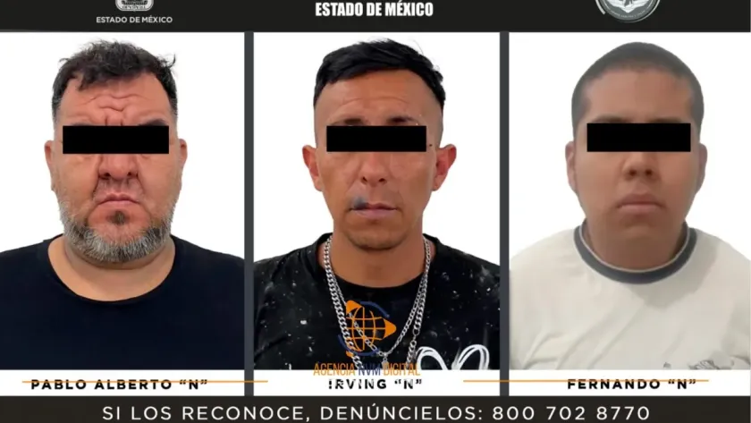Detienen a tres investigados por homicidio en Ecatepec