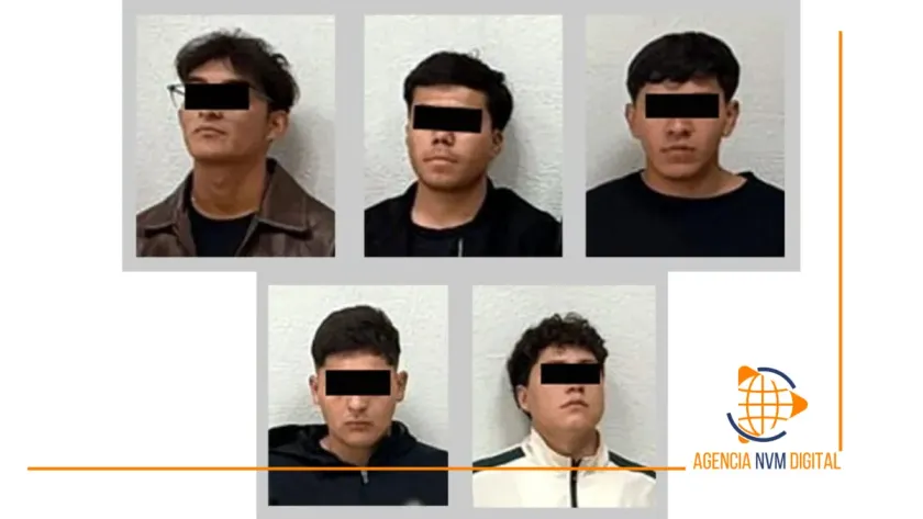 Detienen a cinco hombres por posesión de droga en Texcoco