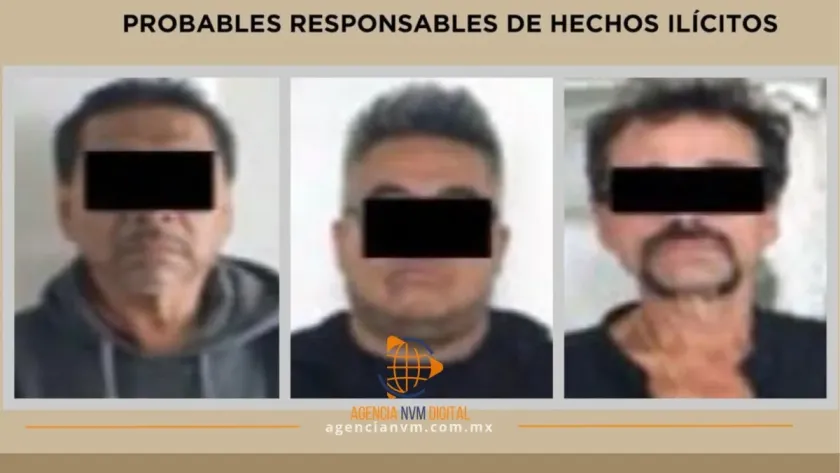 Aseguran tractocamiones y posibles drogas en Tlalnepantla