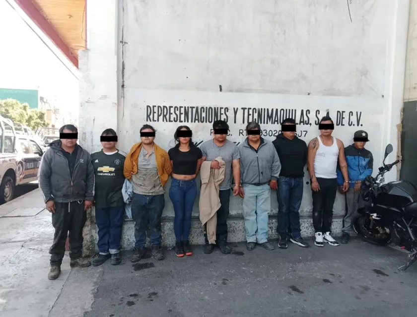 Detienen a nueve personas por intento de despojo en avenida Nacional