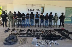 Detienen a nueve personas tras enfrentamiento en Culiacán