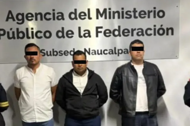 Detienen a tres por portación de arma en Atizapán