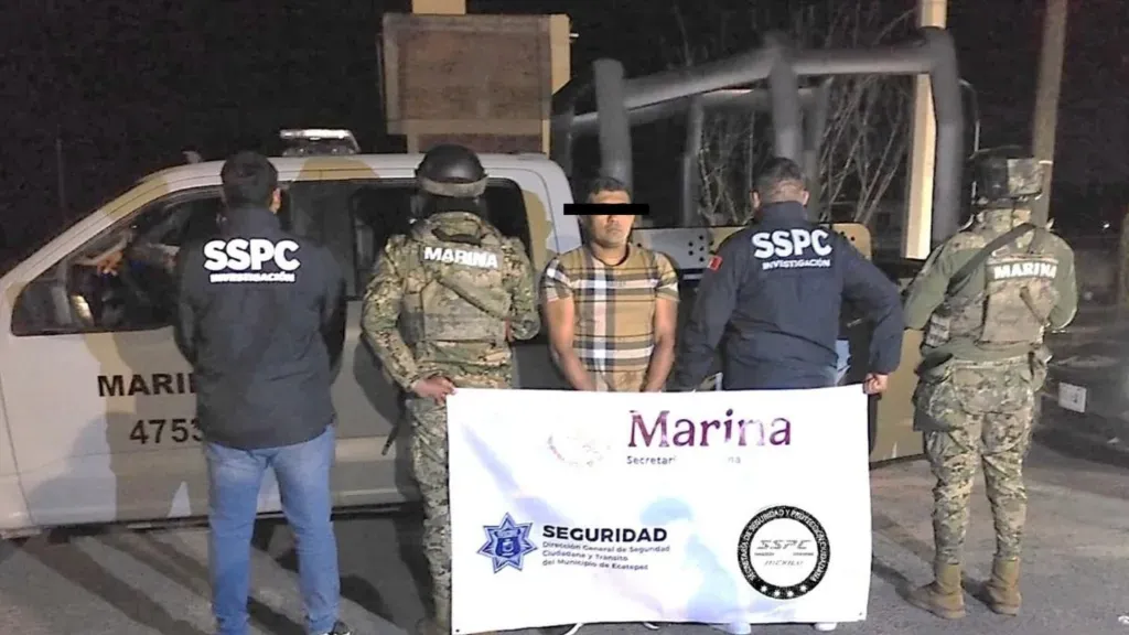Detienen en Ecatepec a presunto extorsionador “Negro Billetes”