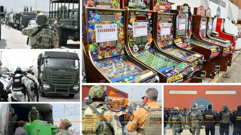 Desmantelan red de tragamonedas vinculada a la extorsión infantil