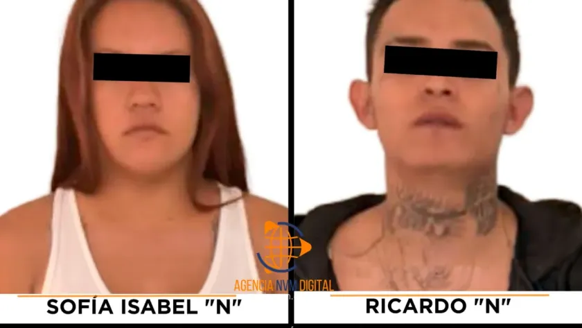 Detienen a pareja implicada en robo con violencia, Ecatepec