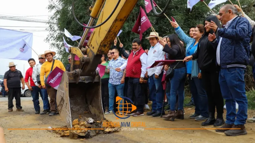 Supervisa Nazario Gutiérrez arranque de drenaje en Santa María