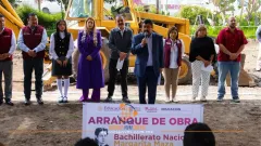 Inicia Texcoco construcción de bachillerato en Santiaguito