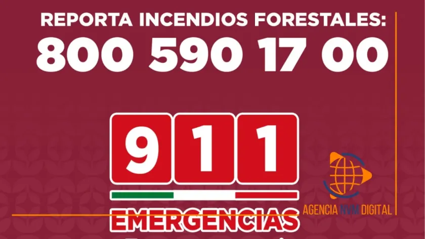 Mantiene Edoméx vigilancia permanente contra incendios mediante Teléfono Rojo