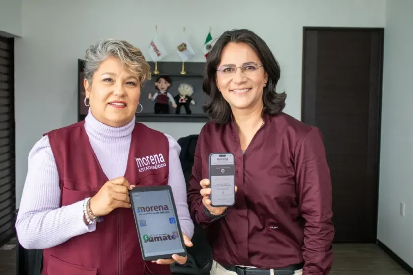 Encabeza Morena afiliación de diputada Paola Jiménez en Toluca