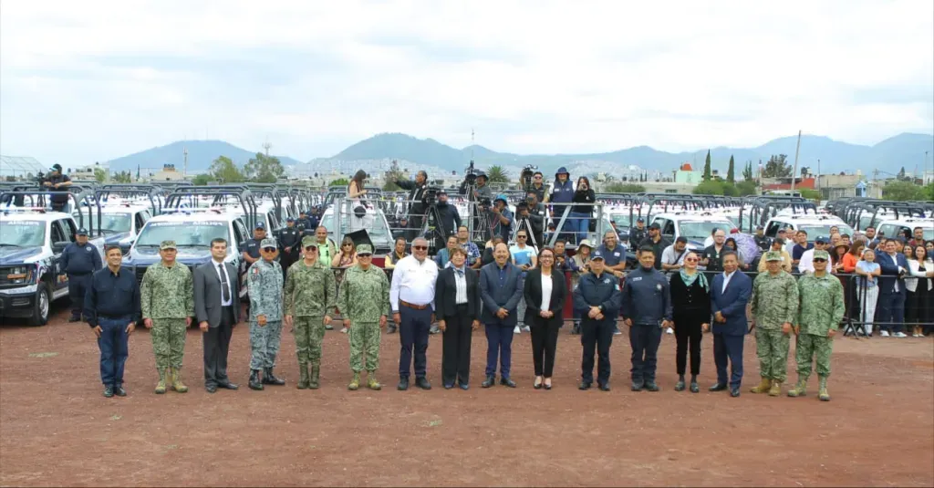 Entregan 455 unidades de patrullaje para reforzar seguridad en Ecatepec