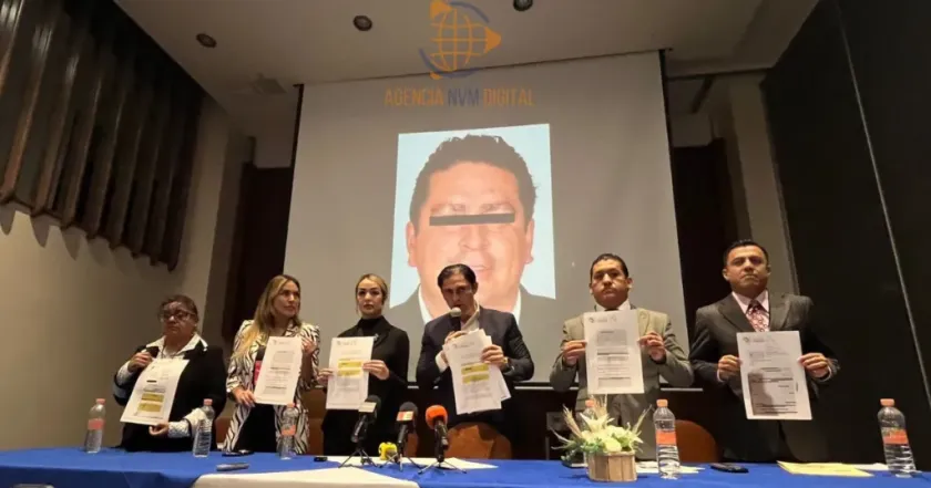 Exhiben en conferencia a exlegislador mexiquense por bigamia e incumplimiento de pensión