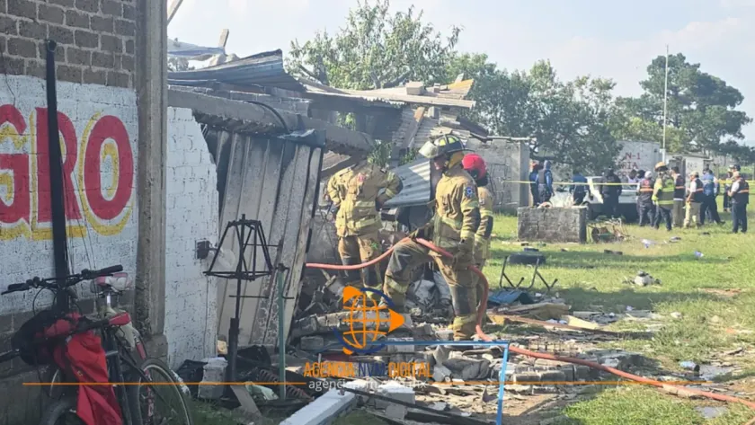 Explota polvorín en Chalco y deja un muerto