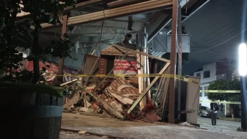 Explosión en negocio deja dos heridos y suspensión del inmueble