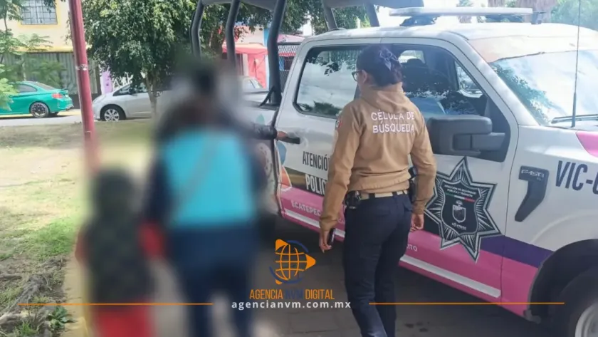 Salvan a menor de seis años que escapó de violencia familiar 