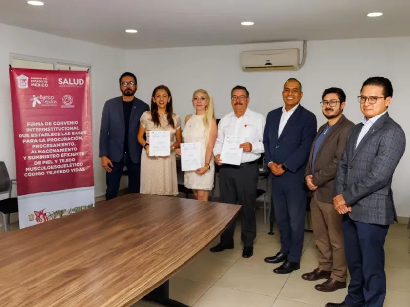 Firman Edomex y Zacatecas convenio para donar tejidos humanos