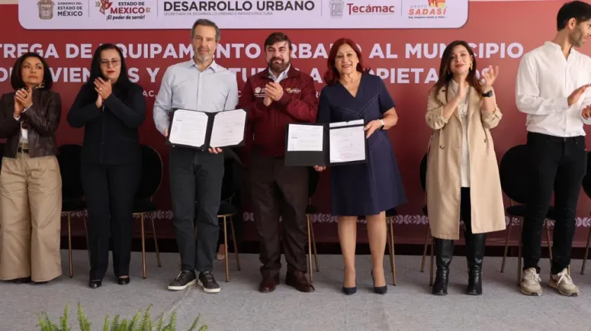 Fortalecen infraestructura educativa y certeza jurídica en Tecámac
