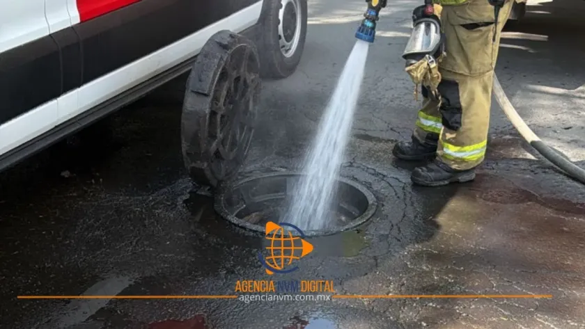 Atienden emergencia por fuga de gas en San Pedro