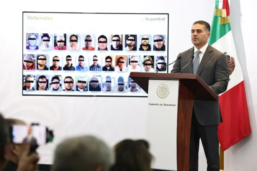 García Harfuch informa desmantelamiento de red de robo de hidrocarburo