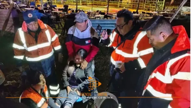 Colapsa grada en pleno jaripeo de Xochimilco y moviliza emergencias