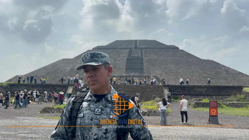 Garantizan protección a turistas en Teotihuacán durante el Mundial