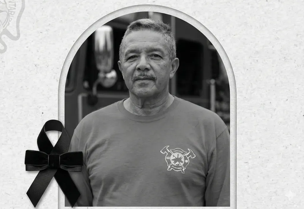 Honran legado del fundador de Bomberos Voluntarios Pirámides.