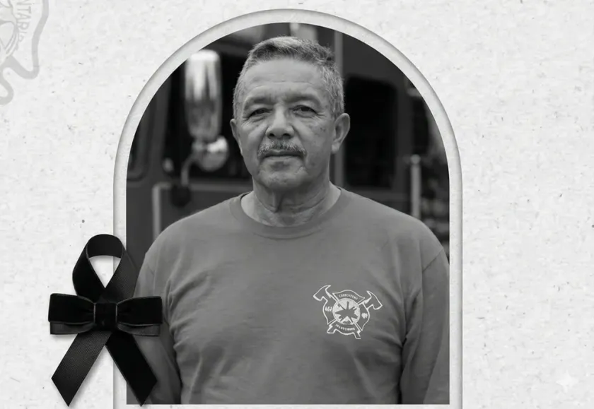 Honran legado del fundador de Bomberos Voluntarios Pirámides.