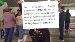 Reclaman residentes indemnizaciones pendientes por obras del AIFA