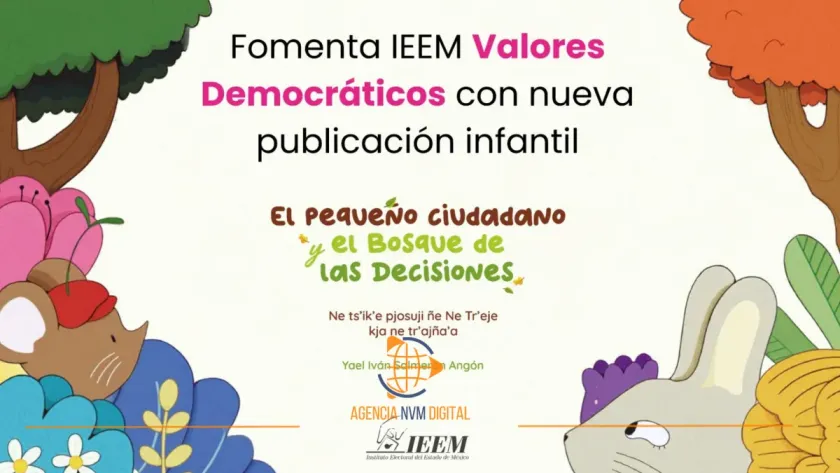 Descubre cómo el IEEM enseña democracia a niños con un cuento.