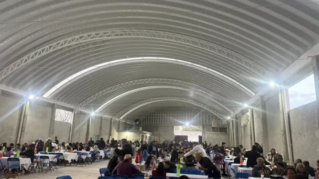 Inauguran arcotecho más grande de Temascalapa en Santa Ana Tlachiahualpa