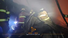 Evacuan a familias por incendio de residuos en Acolman  