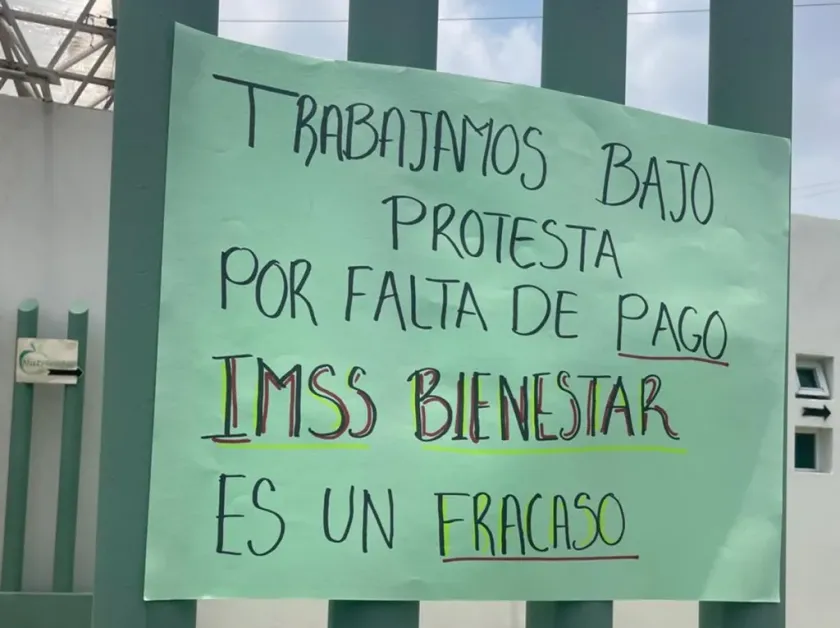 Incumple IMSS-Bienestar pago de bonos en Edomex y desata protestas del personal médico