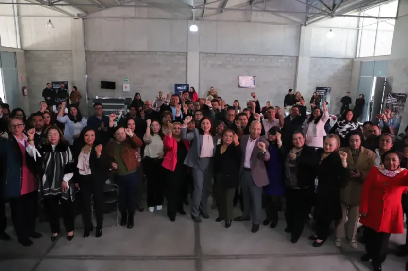 Integran escuelas y comercios a red Puntos Violeta en Tecámac