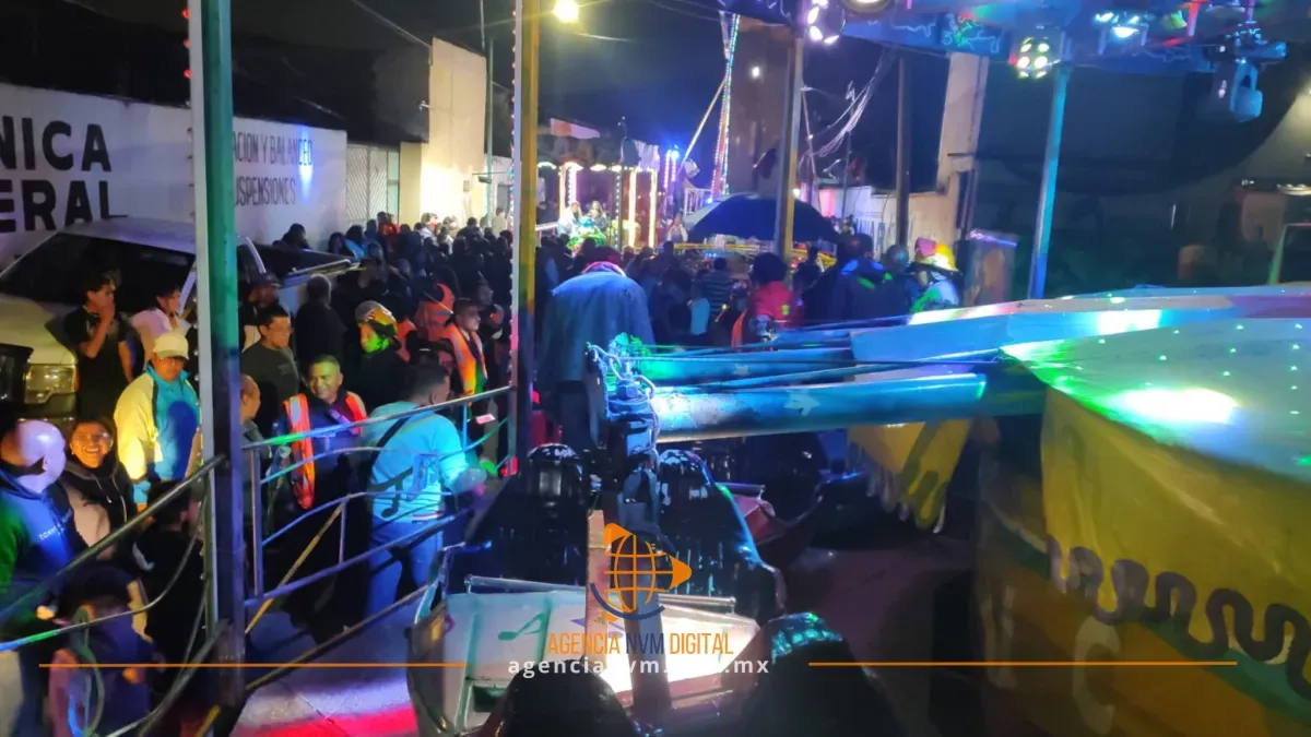 Falla seguridad en juego mecánico y deja seis lesionados
