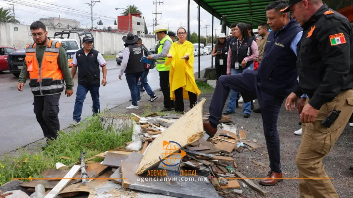 Despejan avenida Recursos Hidráulicos en operativo de Ecatepec