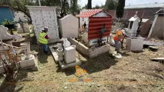Alistan 19 panteones en Tecámac para el Día de Muertos