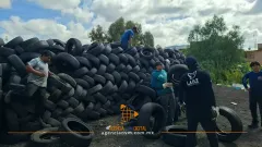 Frena La Paz la contaminación con histórica recolección de llantas 